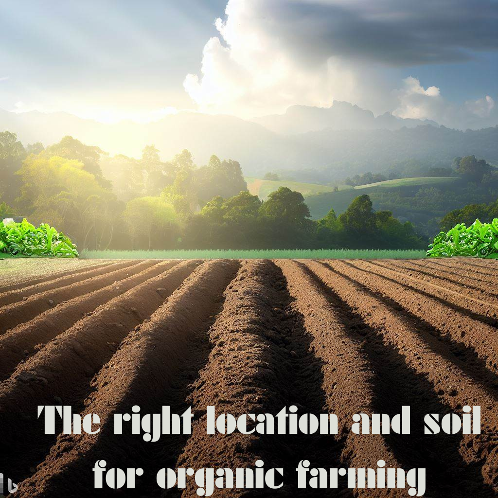 the right location and soil for organic farming